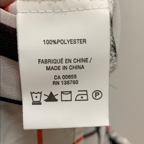 BOGO Reitmans Sheer Plaid Asymmetrical Top - Picture 8 of 9